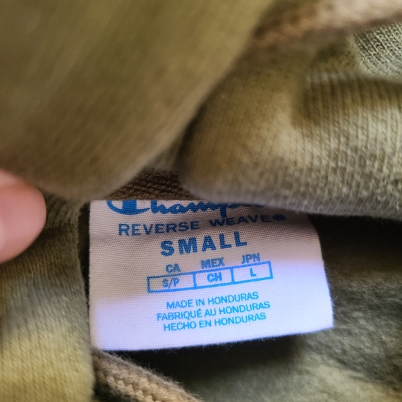Champion Reverse Weave Green Hoodie - Picture 2 of 6